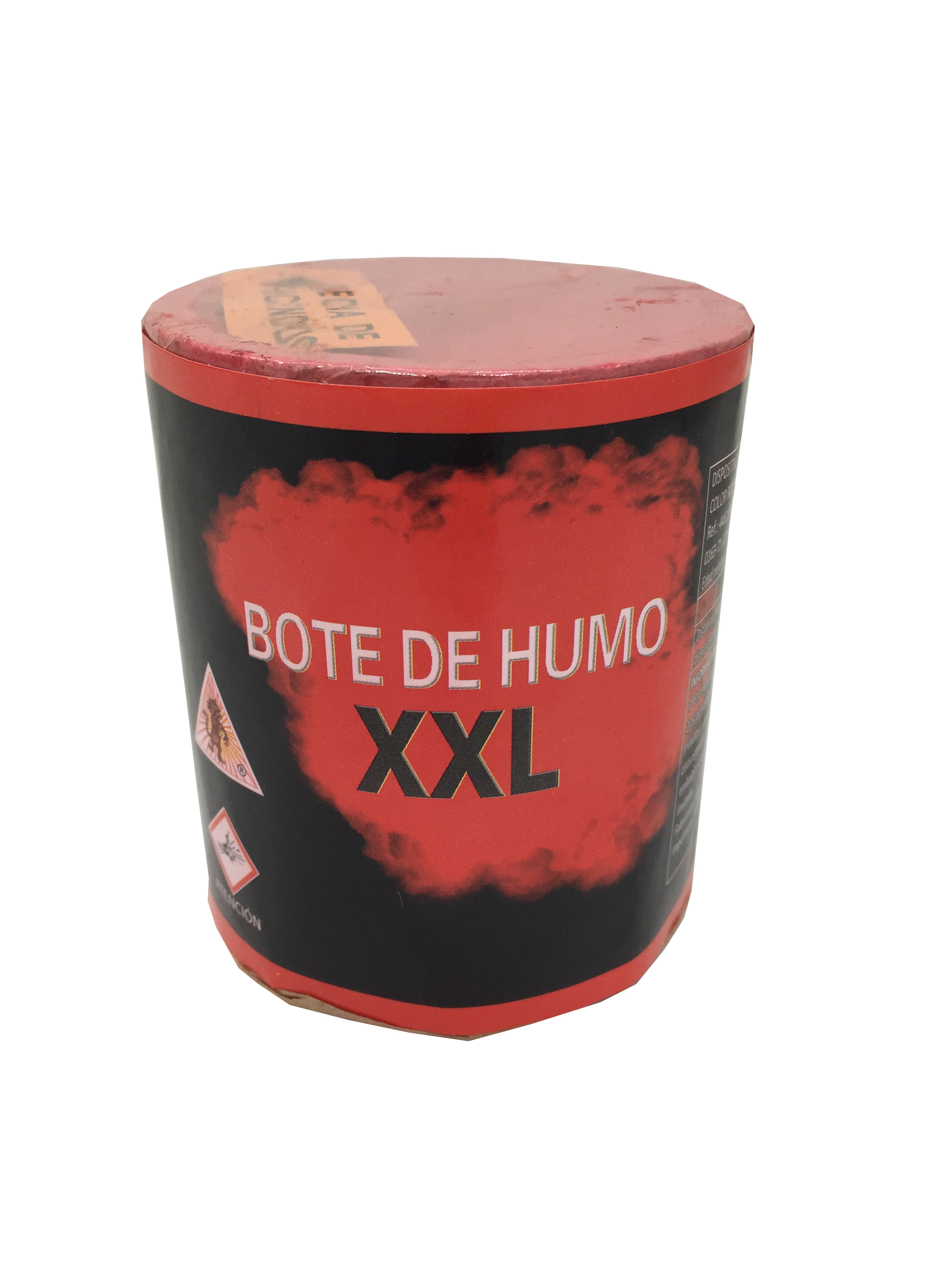 Bote de humo gran intensidad rojo